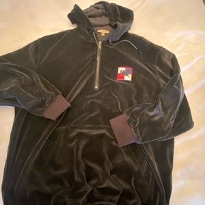 Burberry Chequer EKD velour hoodie